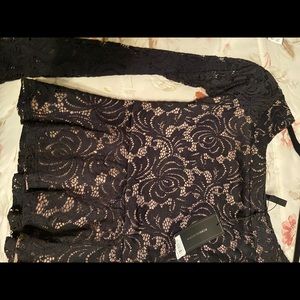 NEW WITH TAGS BCBGMaxAzria lace top.